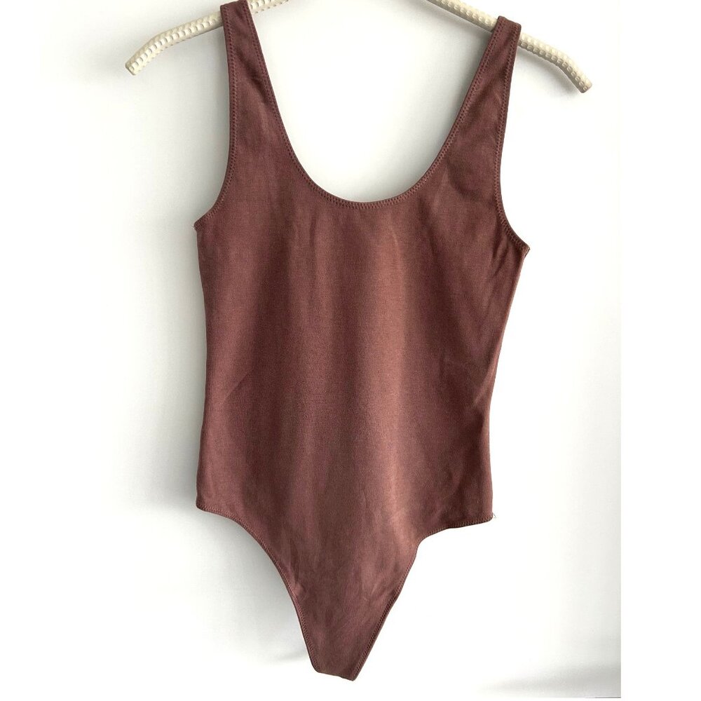 Wilfred Free Light Brown Cotton Body Suit Sz S